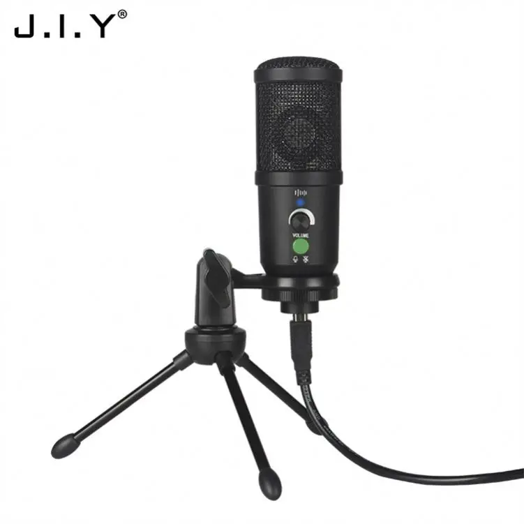 

BM-66 Large Diaphragm Karaoke Sing Recording Microphone Karaoke Condenser Usb Microphone, Black