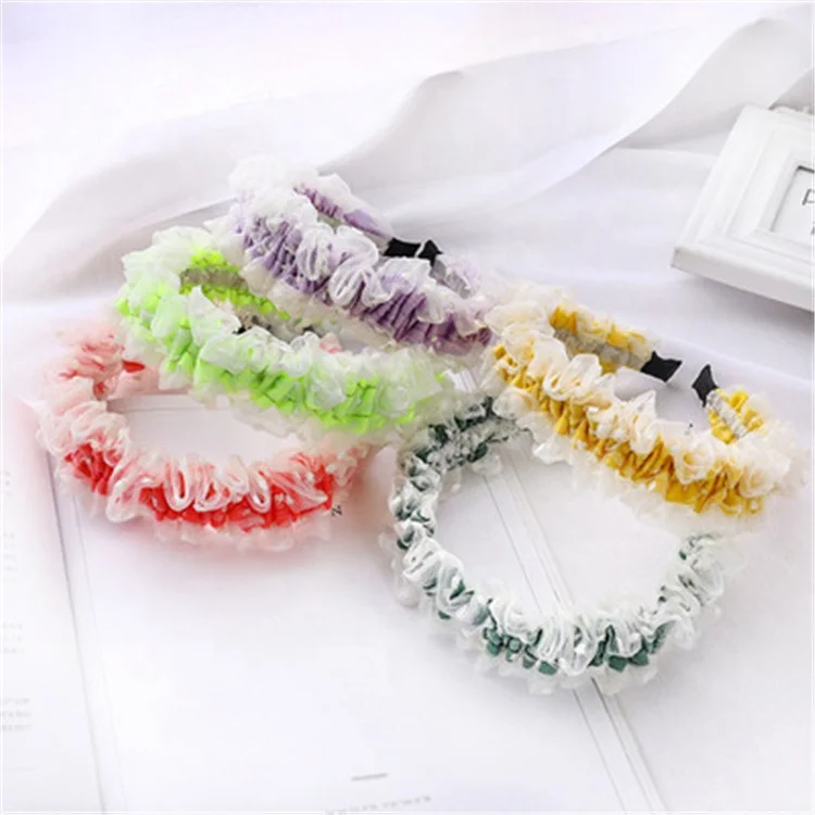 

New Wave Lace Headband Fashionable Women's Cute Hair Band, Picture