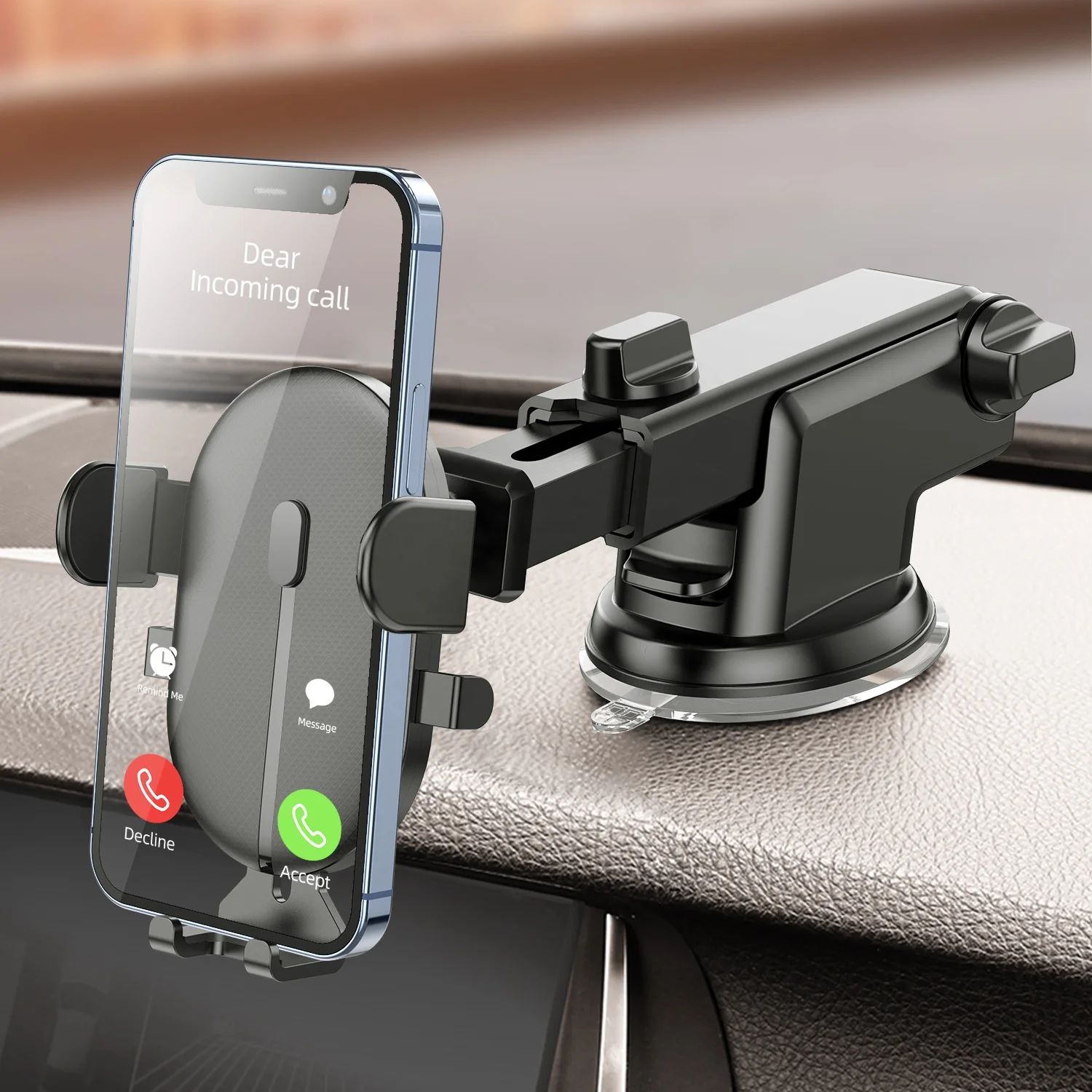 

360 Degrees Car Phone Holder Universal Smartphone Stands Car Rack Dashboard Support for Auto Grip Mobile Phone Fixed Bracket