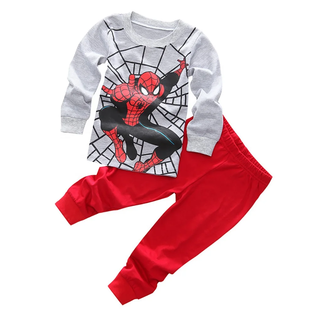 

Amazon Top Seller Boy's Clothing Sets Long Sleeve Suit Home Dresses Sleepwear and Underwear for Kids Pajamas 0.18KG