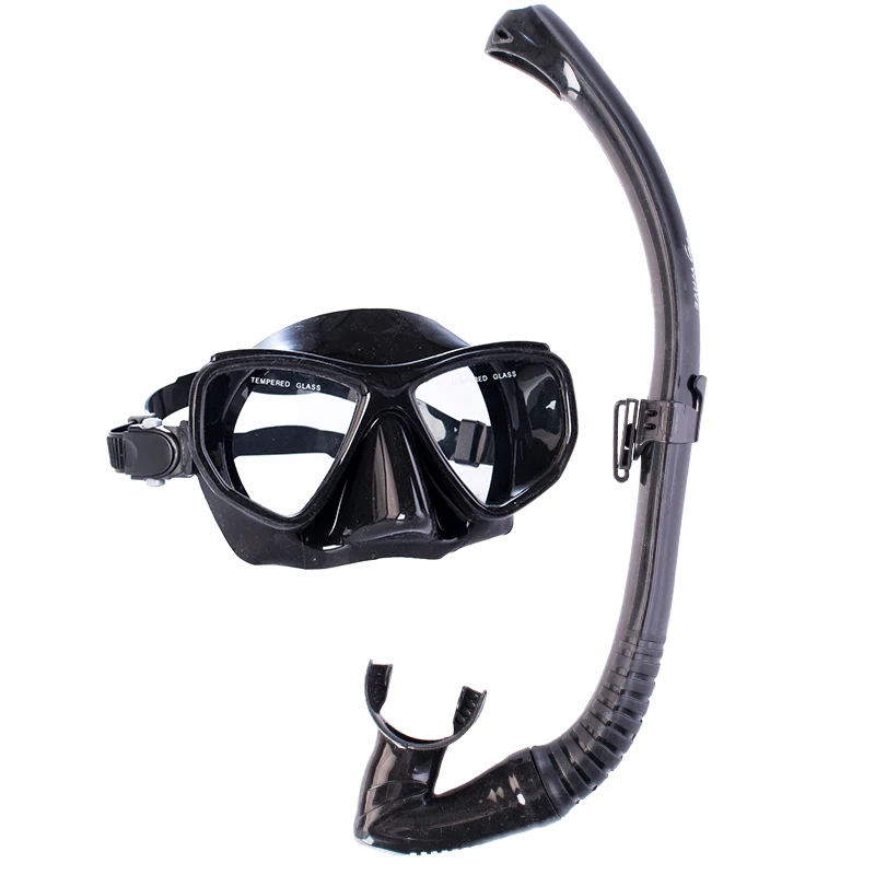 

Amazon Best Seller Freediving Snorkel Mask Set for Spearfishing Diving Equipment, Black