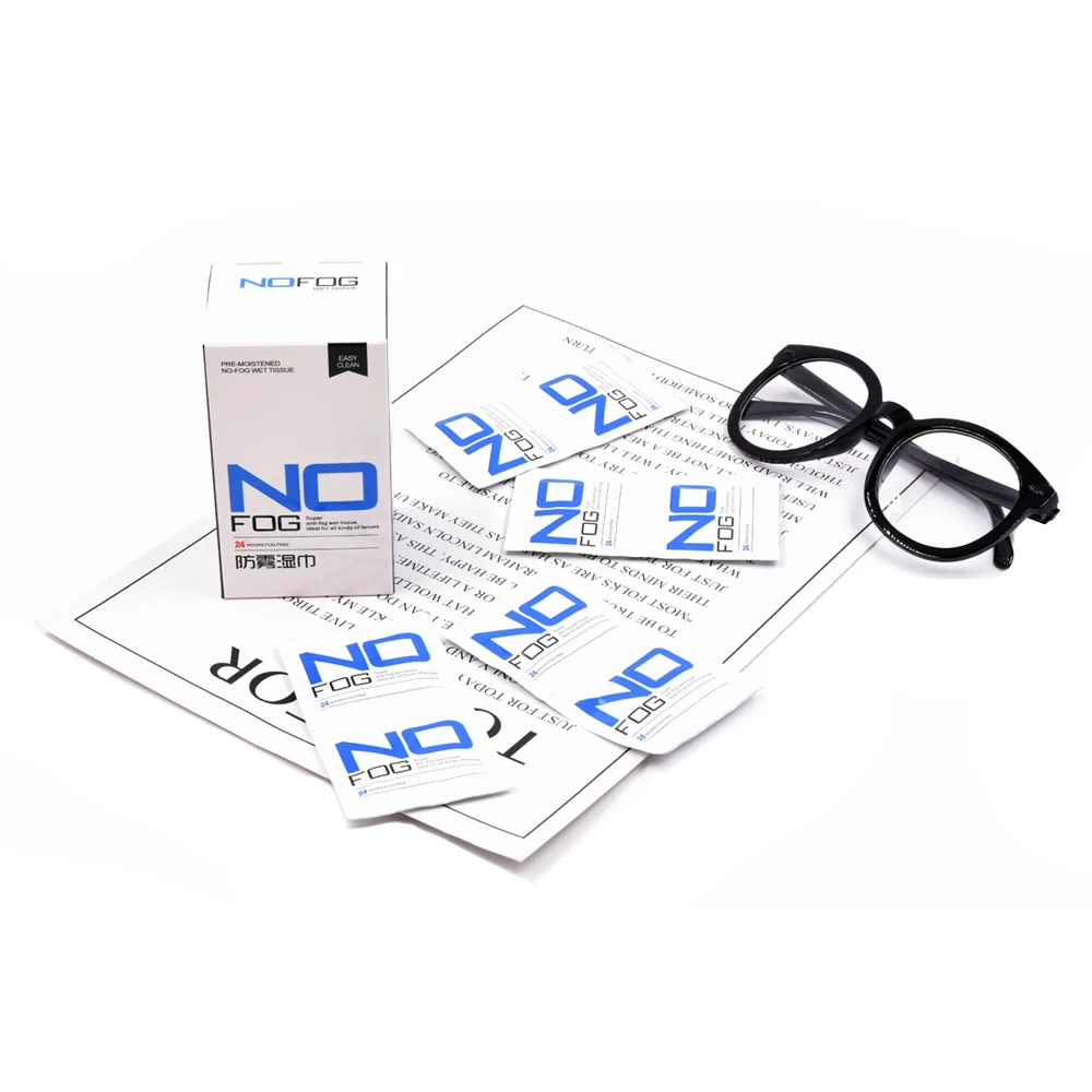 

Wholesale lens cleaning wipes anti fog wipes glasses