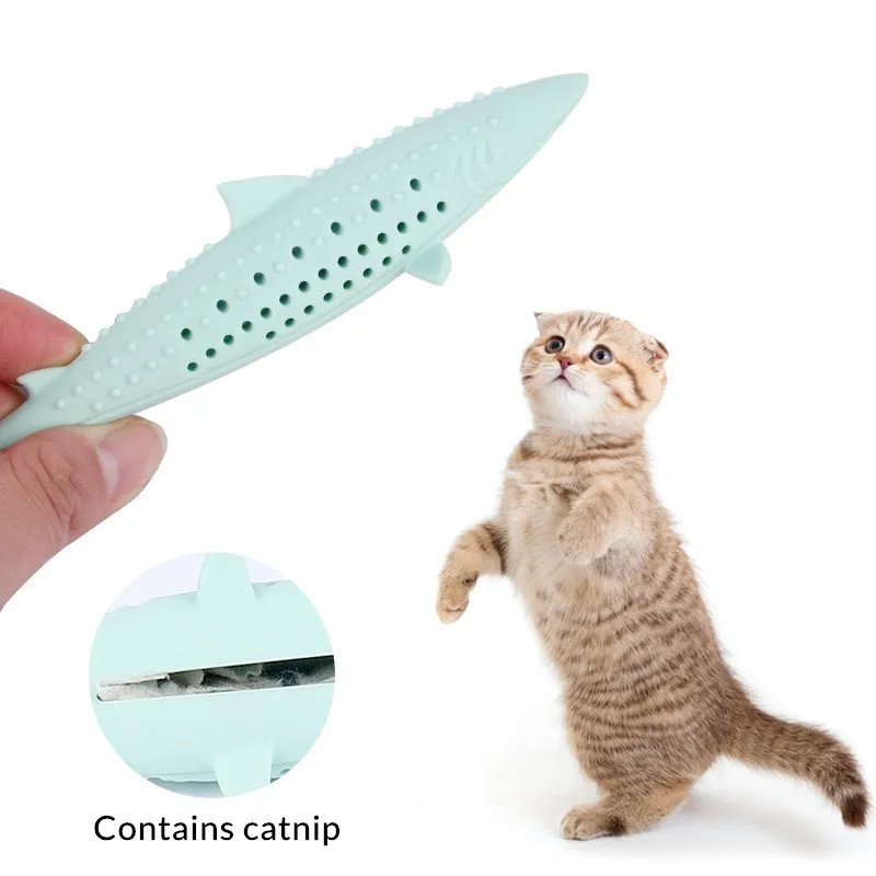 

New Design Cat Toys Interactive Puzzle Toys for Kitten Indoor Playing Contains Catnip, Green/blue/pink