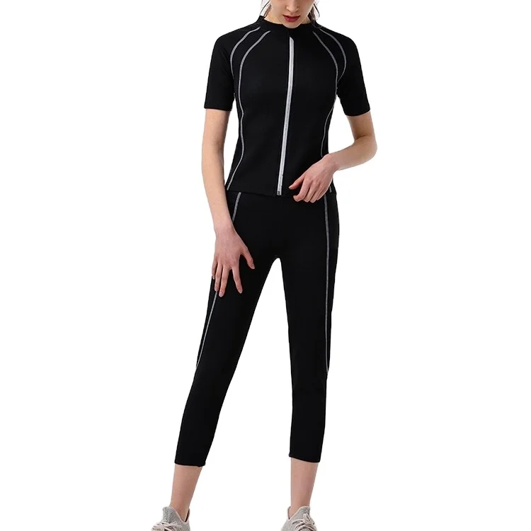 

BBKLL03 black Hot new product female zipper short jacket sports yoga suit dance fitness yoga suit moisture wicking yoga suit