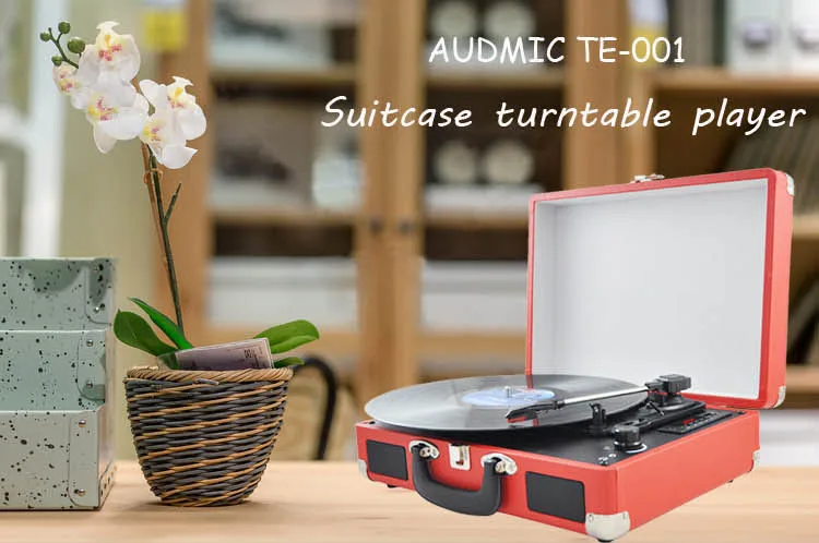 Cheap Retro USB Turntable Player Many Color with Bluetooth Sound Control Knob - ANKUX.COM