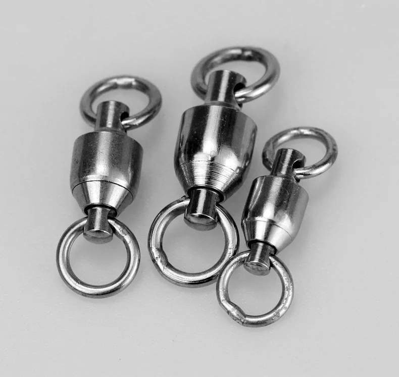 Ball Bearing Swivel With Solid Ring Fishing Swivel Connector Fishing