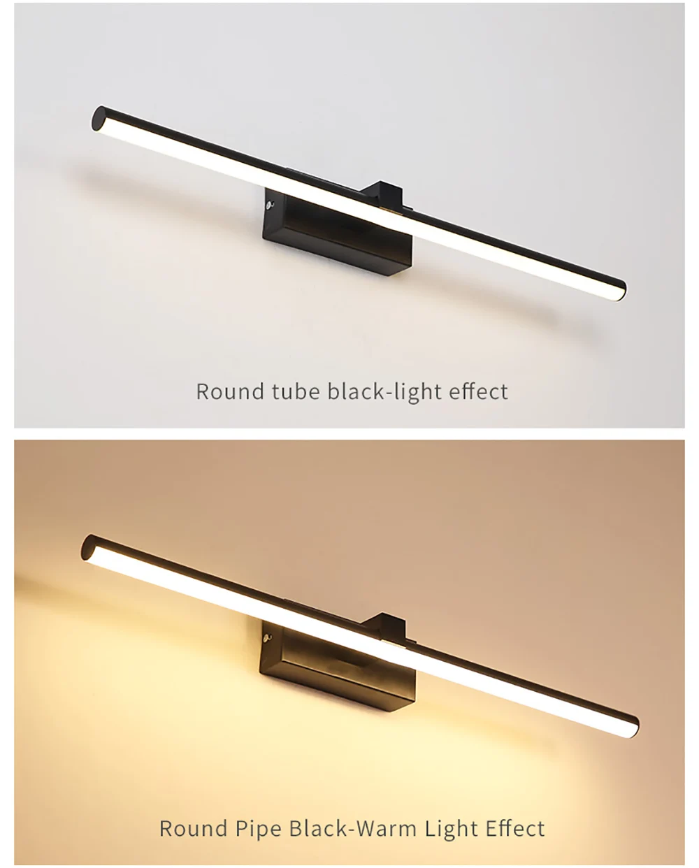 Bathroom wall light 24W 20W 16W 12W 8W vanity mirror LED lamp residential hotel bathroom mirror light