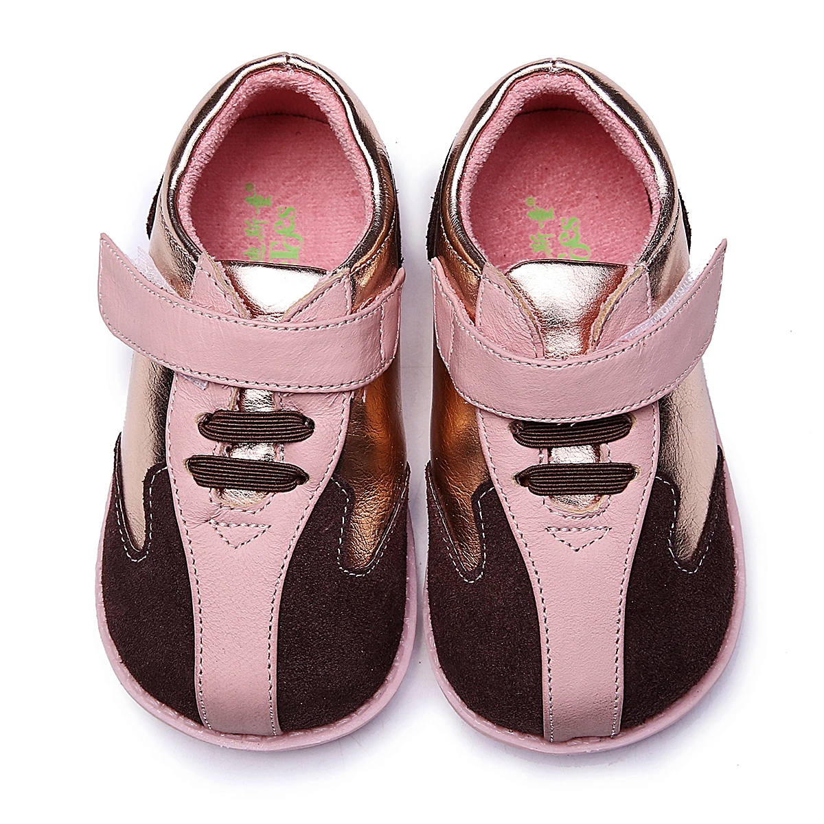 

TipsieToes barefoot shoe manufacturer low price super soft real leather super soft back to school casual flat sneaker for little