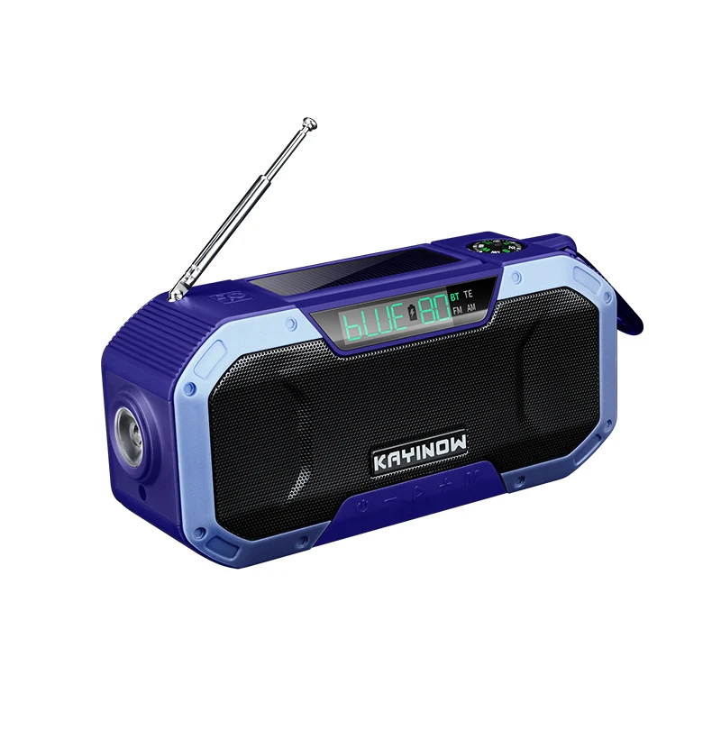 Solar Speaker Bluetooth Speaker 5000mA Capacity Radio Speaker - ANKUX.COM