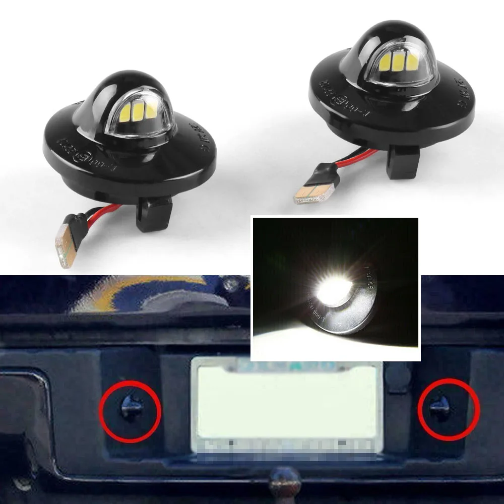 2pcs Led License Plate Light Lamp For Ford F-150 Pickup Truck F250 F35 ...