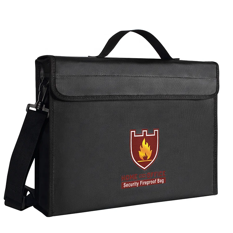 

Many years factory Cross-section Cross-section fireproof money document fire safe bag