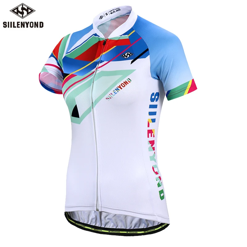 

Cycling Wear Pro Women Cycling Jersey Summer Anti-UV Cycling Bicycle Clothing Breathable Mountain Bike Shirt