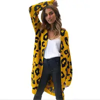 

fall oversized cashmere leopard christmas cardigan knitted long sweater kimono women cardigan for women 2019