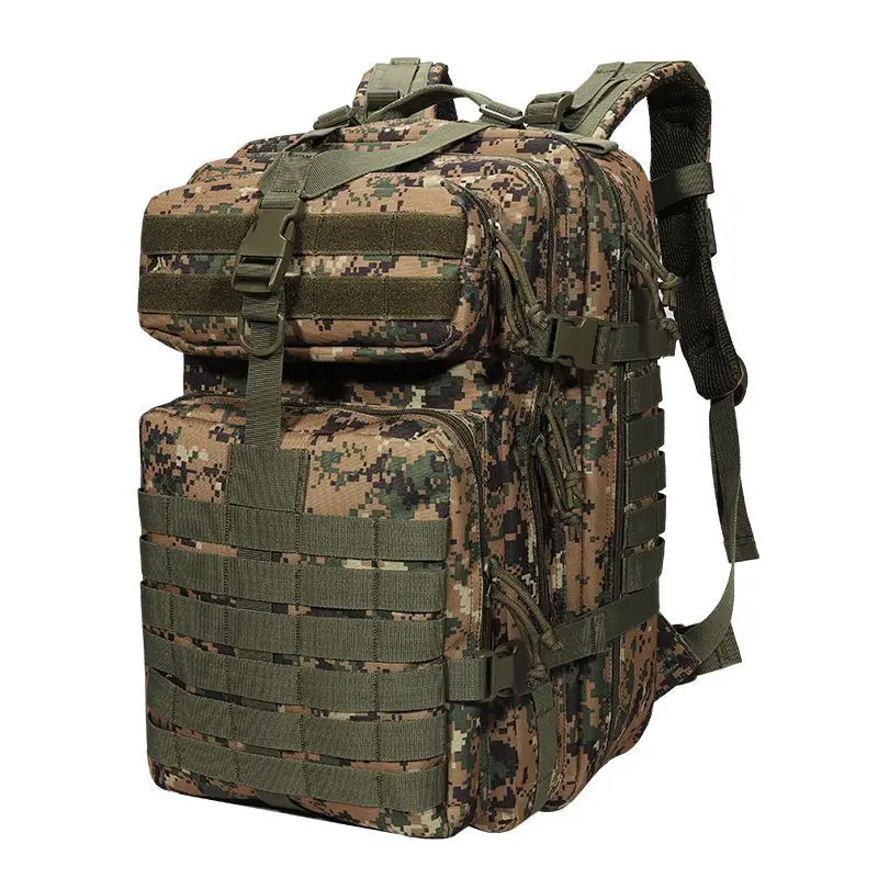 

Custom Outdoor Travel Attack Camouflage Multifunctional Waterproof Hiking Survival Army Bag Military Tactical Backpack, Picture