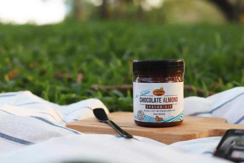 
Best Quality Best Price Made from Thailand Jam Chocolate Almond Spread Halal and BRC Certified 