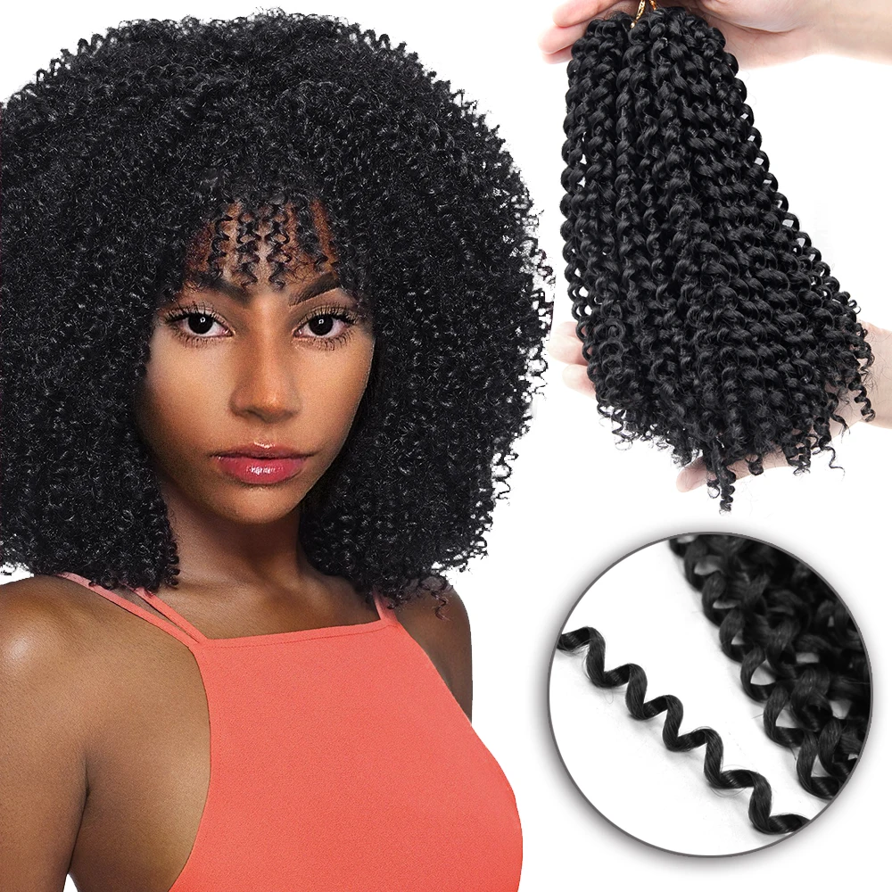 

Synthetic Crochet Hair Jerry curly Hair Kinky Twist Braiding hair with Ombre Crochet Braid