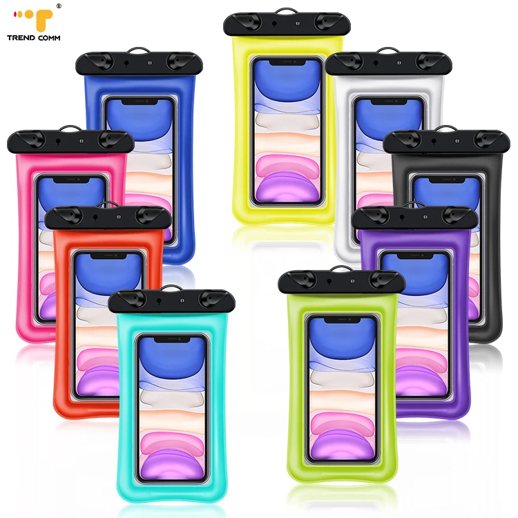 

Universal Floating PVC Dry Bags Seal Airbag Mobile Pouch Waterproof Cell Phone Bag