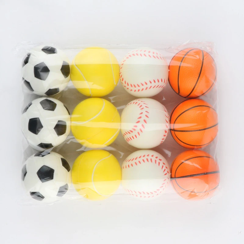 
2020 Cute squishy smile baseball squeeze 3d stress ball with finger grip 