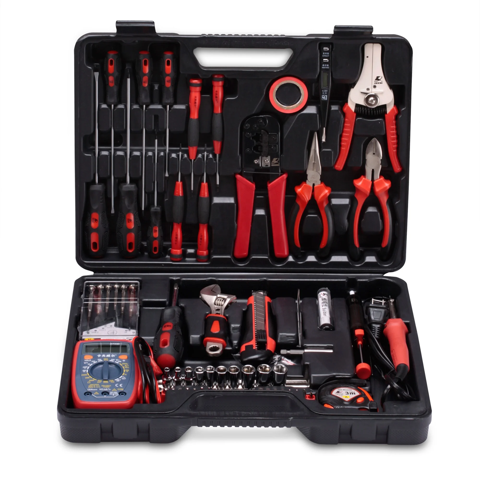 

Electronics Repair Electrical Maintenance Tool Box Kit Professional Set