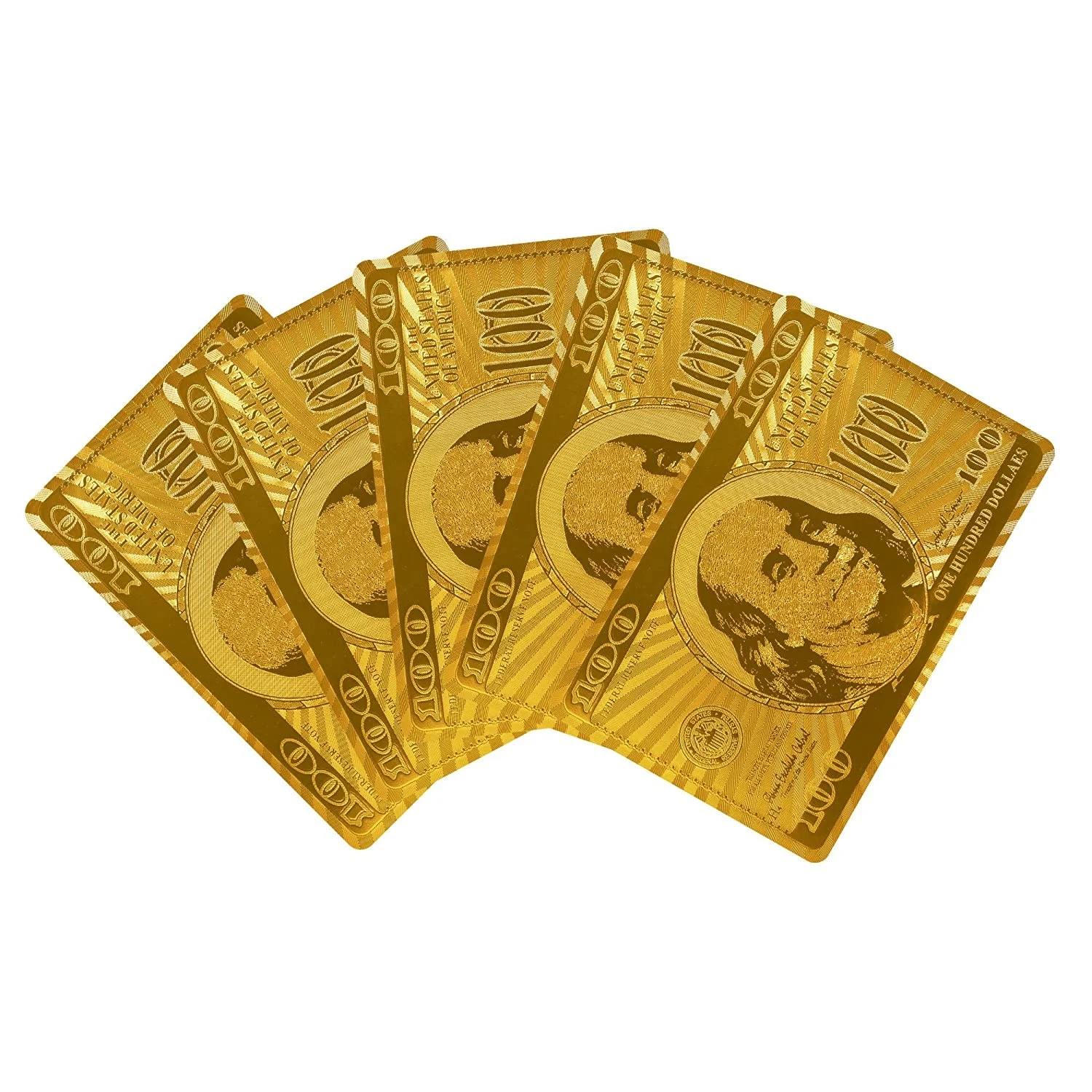

Ready Gold Plastic Poker Casino Playing Cards High Quality PVC Poker, Gold, black