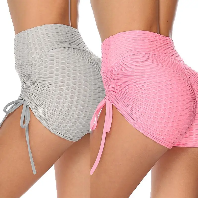

2021 Best Selling Solid Color Butt Lifting High Waist Swim Bottoms Women Swim Short, Customized women swim bottoms