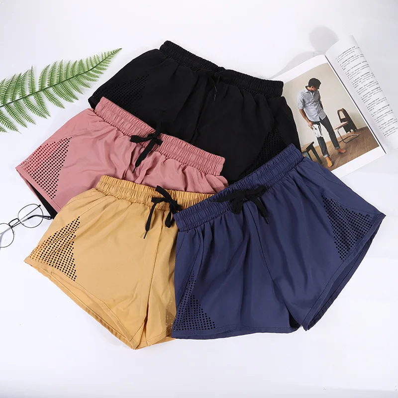 

New Fashion Loose Speed Fitness Jogging Running Shorts Breathable Quick Dry Gym Shorts Women Sport Yoga Shorts