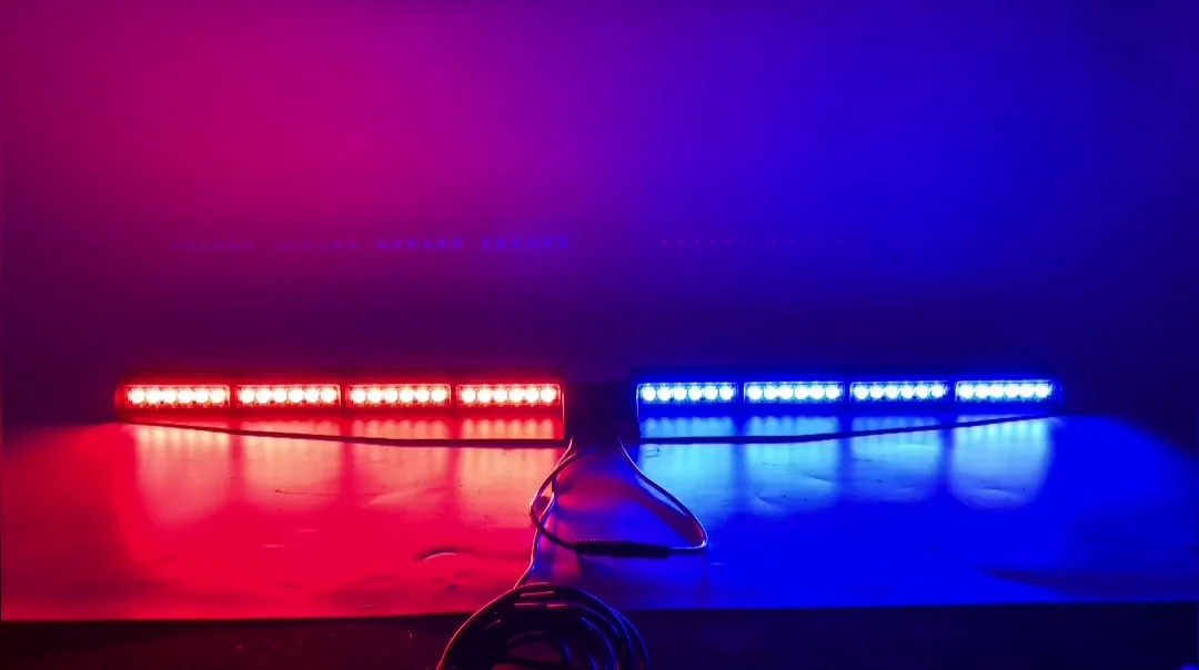 Dc12v Amber White Red Blue Green 48w Tir Led Warning Dash Deck Split