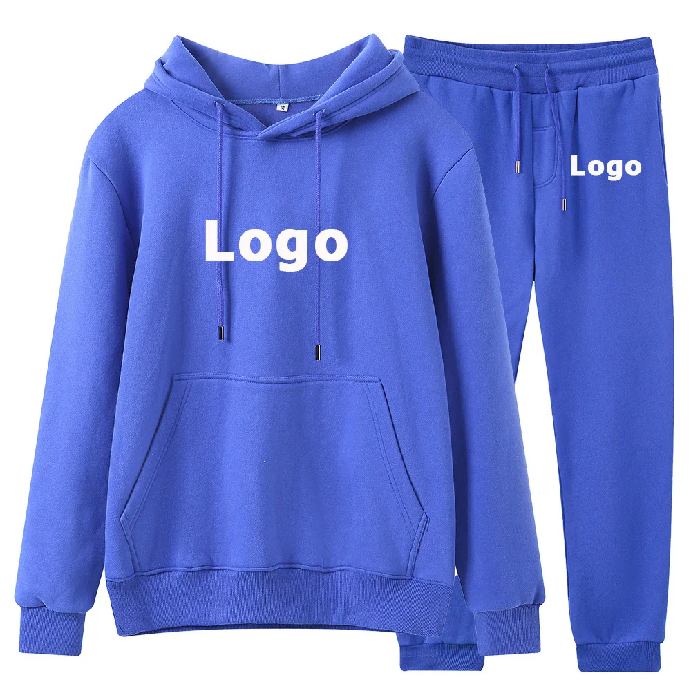 

Custom Logo Hoodies Sweat Suits Unisex Tracksuits Jogger Mens Womens Blank Sweatsuits Cotton Polyester Sweatpants and Hoodie Set