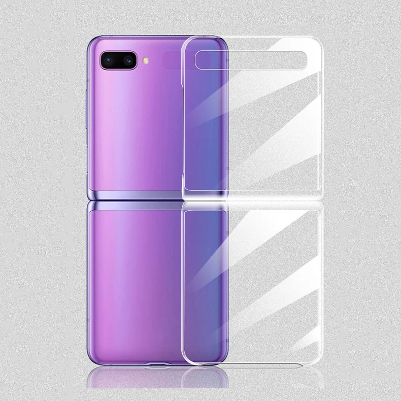 

Phone Case for Samung Z Flip 5G New Model, Ultra Transparent PC Case for Samsung Fundas para Celulares