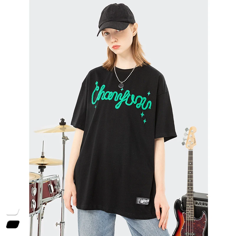 

The factory sells fashionable and comfortable t-shirts for men 100% cotton high quality plain t-shirt embroidered logo t-shirt