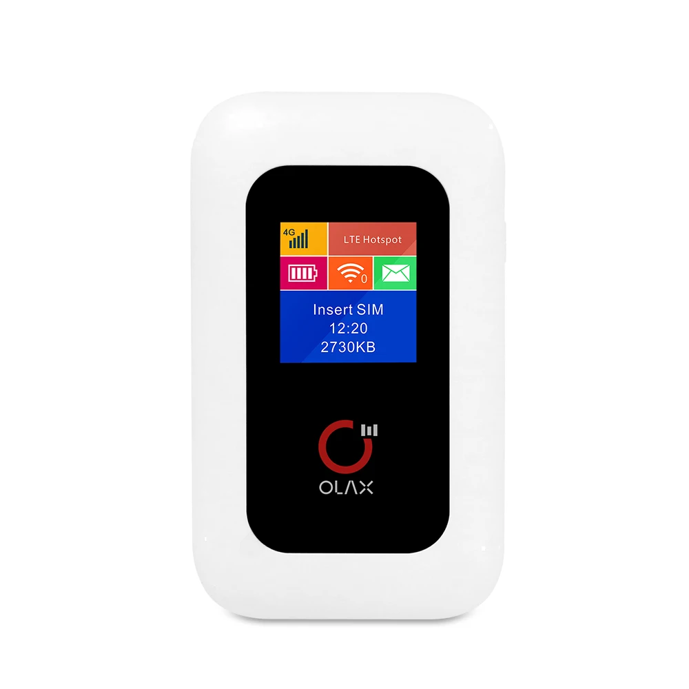 

OLAX MF980L 4G 150Mbps WIFI Router Hotspot Mifis with LCD Support B1 B3 B5 B8 B38 B40 B41 Similar to ZTE MF923