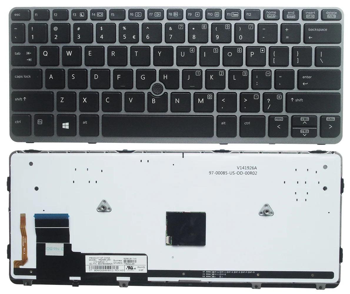 

Keyboard For HP Elitebook 820 G1 820 G2 735502-001 730541-001 Laptop LA Keyboard Backlit