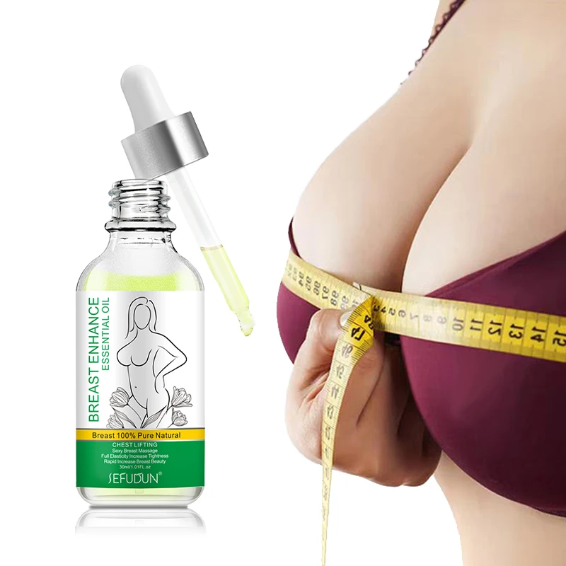 

OEM 30ml Natural Vegan Breast Firming Cream Women's Enlargement Big Boobs Tight Massage Breast Enhancement Essential Oil