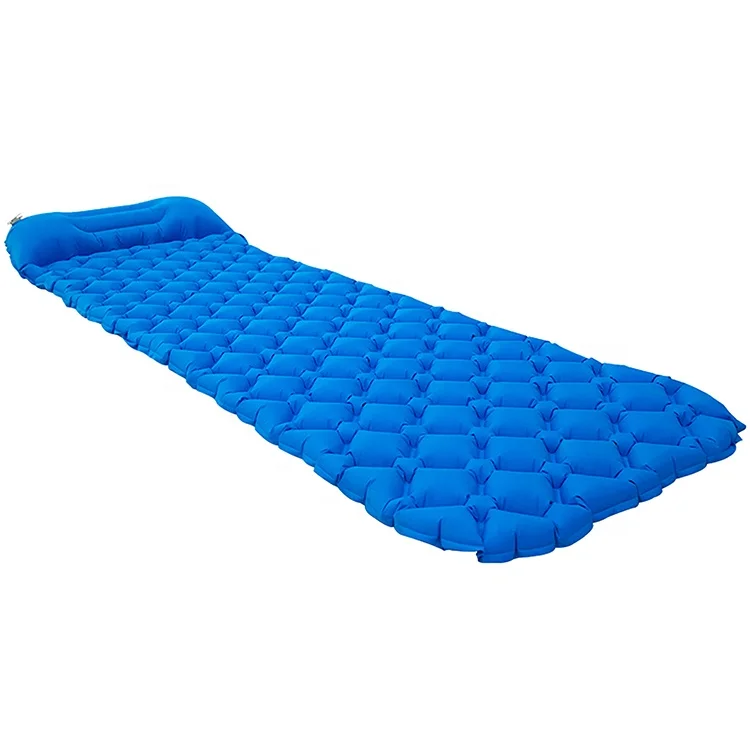 

Nylon TPU Durable Inflatable Mat Camping equipment Mats Lightweight Sleeping Pad Self-inflating With Pillow Outdoor Sports