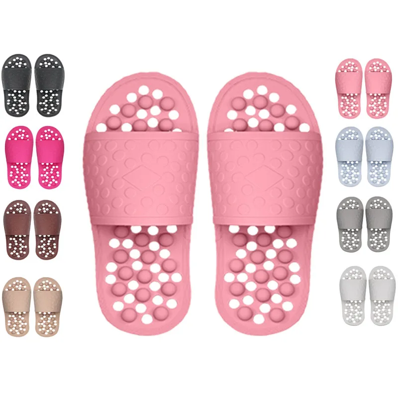 

2024 New Arrivals Non Skid Indoor Adult Foot Acupoint Massage Slippers Sandals