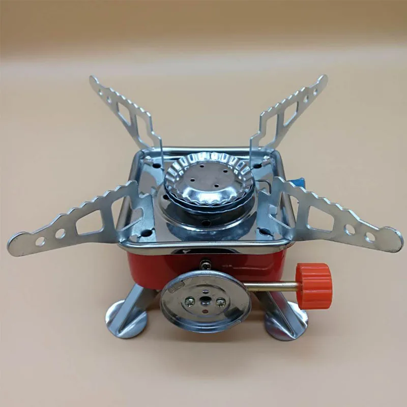 

Outdoor hiking portable card type camping stove