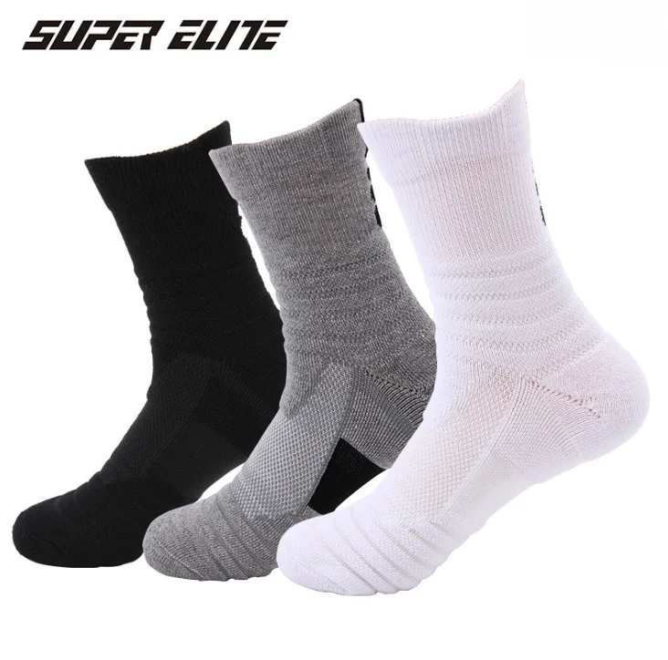 

Youki high quality solid-color cheap Men's sports socks wholesales