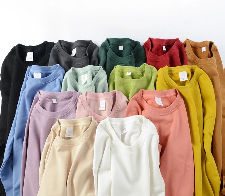 

Wholesale Cheap Price Oversize Sweat Shirt Women Custom Hoodie Men 100% Cotton Sweats