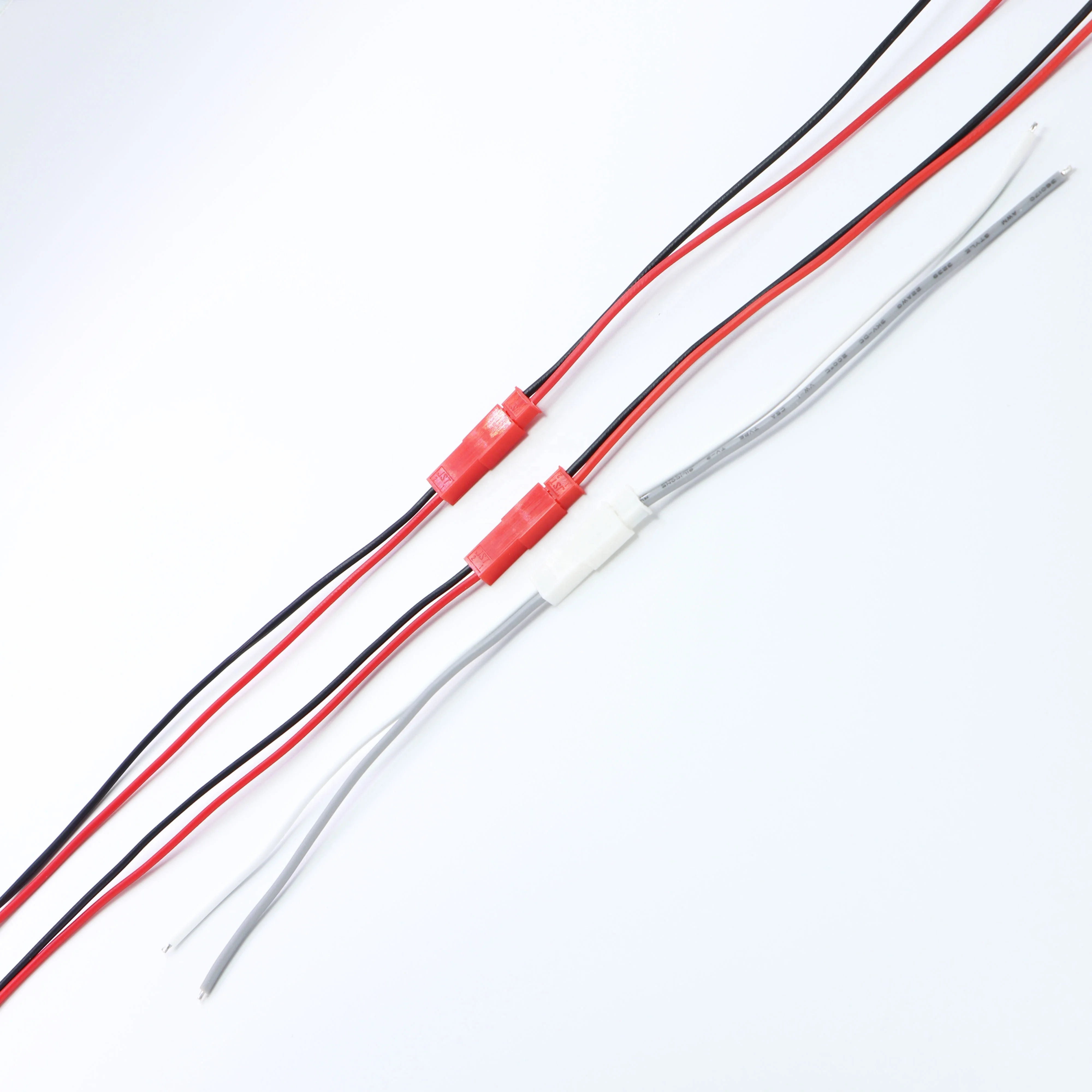 Jst 2pin Male And Female 3239 1007 26awg 24awg 22awg Silicone Cable Connector For Led Strip Jst