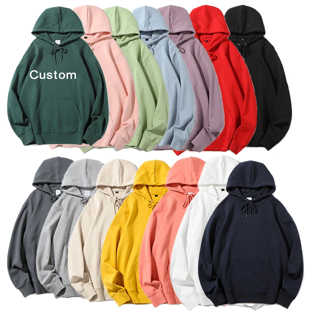 

New design mens autumn pullover style organic cotton hoodies custom graphic printing blank hooded sweatshirt