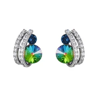 

E-3 XUPING Crystal from Swarovski wholesale fashion jewelry crystal stud earrings for ladies
