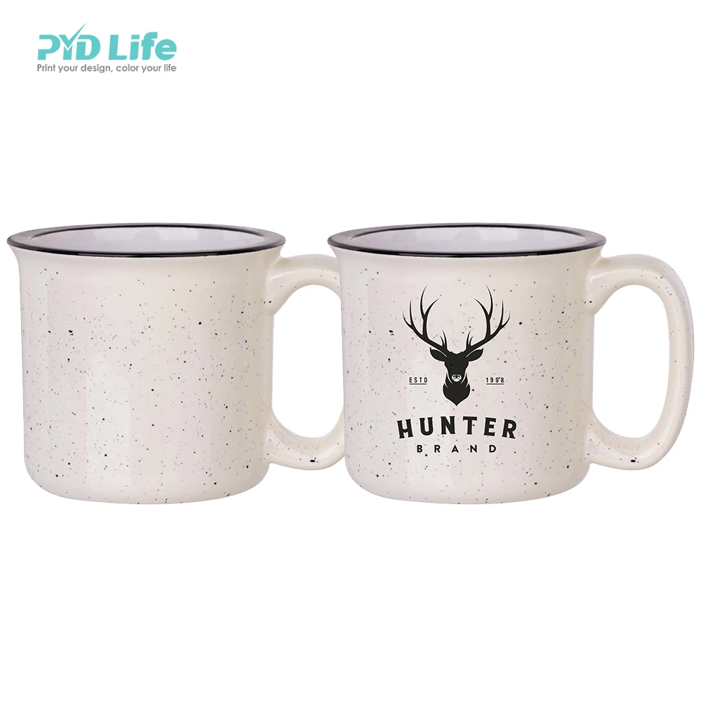 

PYD Life 2022 13 oz 400 ml Graphic Design Blank Ceramic Enamel Camping Sublimation Mugs Tazas