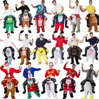 

Magic animals doll trousers parody cartoons Santa Claus pants Halloween Christmas costume