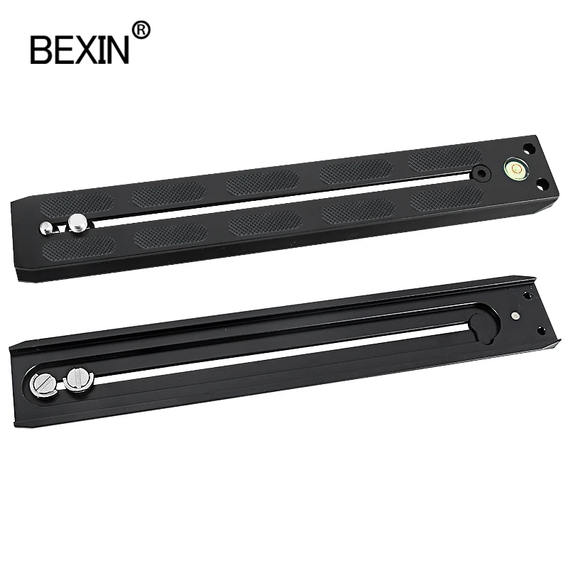 

Bexin 300mm quick release plate telephoto support stand long lens slide rail bracket tripod camera plate Compatible Manfrotto