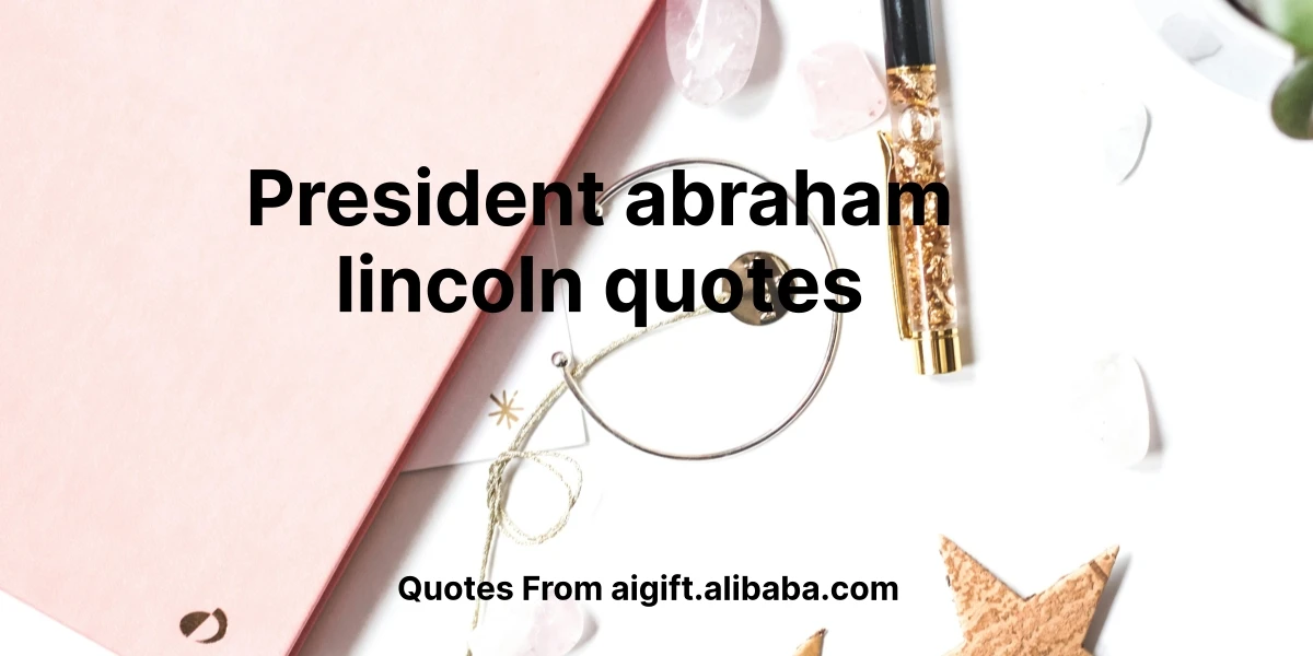 president abraham lincoln quotes