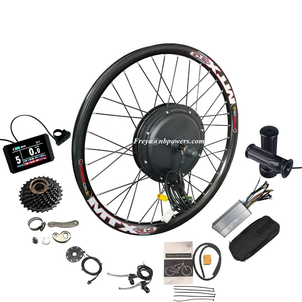 

CE Approved MTX wheel electric bike kits 48v 1500w electric bike conversion Kits electric bicycle repair assembly parts