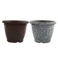 

Spray Hot Sell Outdoor Garden Round Plastic Plant Pot Planter Flower