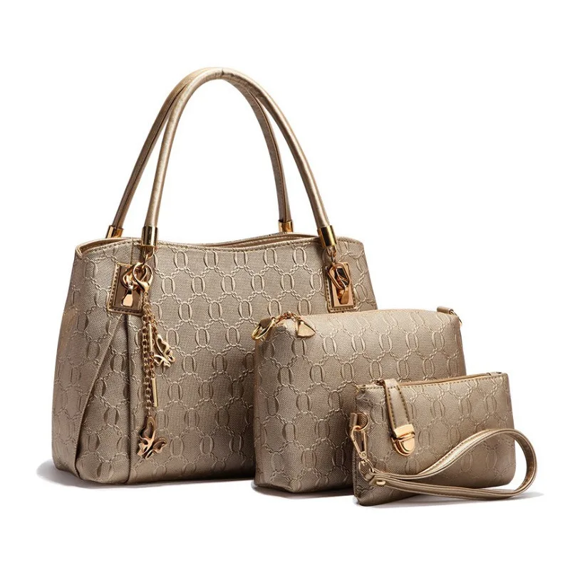 

2021 top seller high quality women rts pu leather luxury handbags set