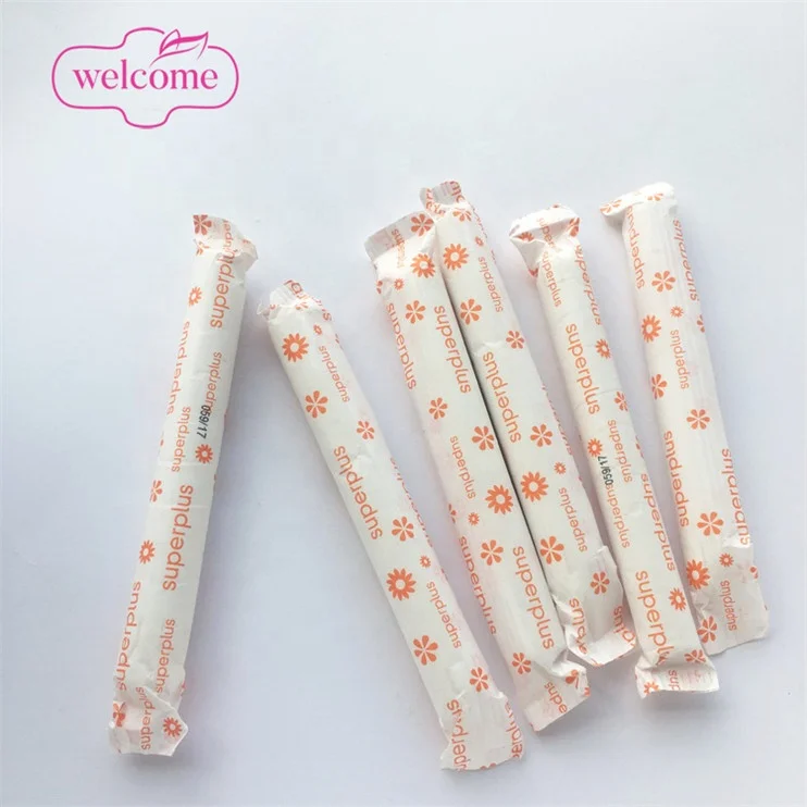 

Regular Super Super Plus Vegan Tampons Organic Tampons with Cardboard Applicator