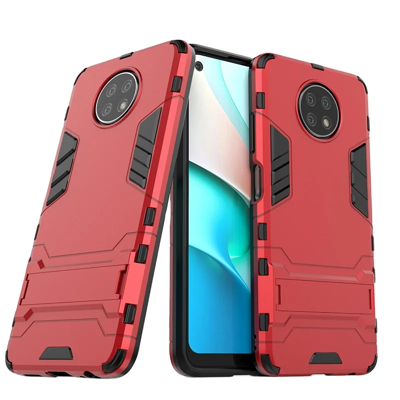 

Hot Sell Soft PC Hard TPU Kickstand Shockproof mobile Phone Case Cover For Xiaomi Redmi Note 7 Pro Back Cover